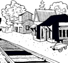 Dibujo Estación de tren pintado por ezequiel