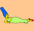 Dibujo Marge pintado por ARIANA