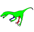 Dibujo Velociraptor II pintado por TITOLAS