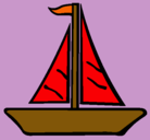 Dibujo Barco velero pintado por ale