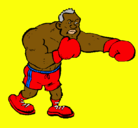 Dibujo Boxeador pintado por asassinscreed