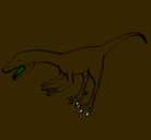 Dibujo Velociraptor II pintado por christoher