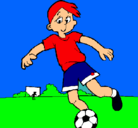 Dibujo Jugar a fútbol pintado por JuanIgnacio