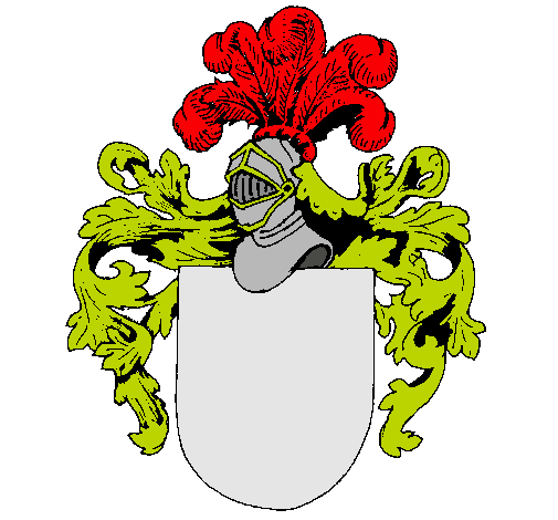 Escudo de armas y casco