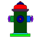 Dibujo Boca de incendio pintado por tomas