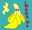 Dibujo Banana pintado por nallely