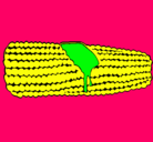 Dibujo Mazorca de maíz pintado por ingiid