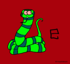 Dibujo Serpiente pintado por guiomar