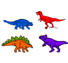Dibujo Dinosaurios de tierra pintado por owen