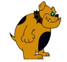 Dibujo Bulldog inglés pintado por alvaro