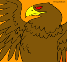 Dibujo Águila Imperial Romana pintado por fernandocolias