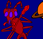 Dibujo Hormiga alienigena pintado por mr.x