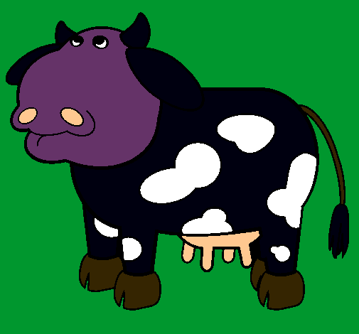 Vaca pensativa