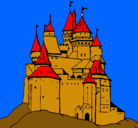 Dibujo Castillo medieval pintado por MAX
