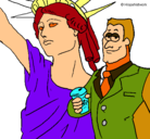 Dibujo Estados Unidos de América pintado por jedidiahn
