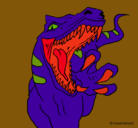 Dibujo Velociraptor II pintado por santino