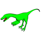Dibujo Velociraptor II pintado por juan