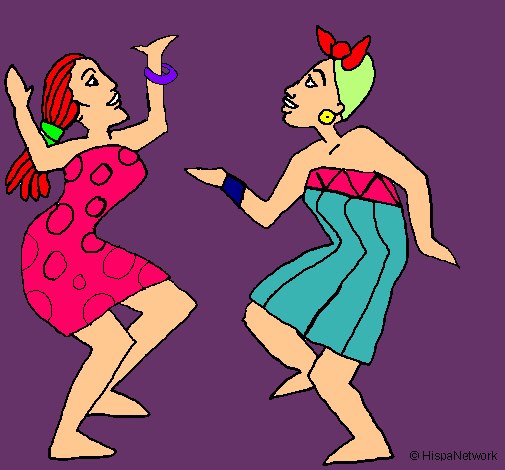 Mujeres bailando