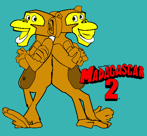 Madagascar 2 Manson y Phil 2