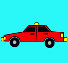 Dibujo Taxi pintado por camilaquilodran