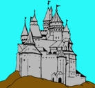 Dibujo Castillo medieval pintado por brian