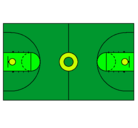 Dibujo Cancha pintado por aleja