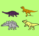Dibujo Dinosaurios de tierra pintado por abelysusdibujos