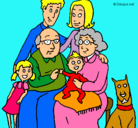 Dibujo Familia pintado por candelart45