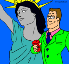Dibujo Estados Unidos de América pintado por LILI