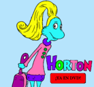 Dibujo Horton - Sally O'Maley pintado por daniela