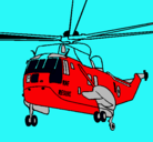 Dibujo Helicóptero al rescate pintado por nedfodspid