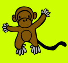 Dibujo Mono pintado por luisantonio