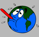 Dibujo Calentamiento global pintado por Maria5