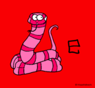 Dibujo Serpiente pintado por JADE