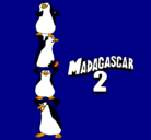 Dibujo Madagascar 2 Pingüinos pintado por Jackson