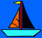 Dibujo Barco velero pintado por hugogaona