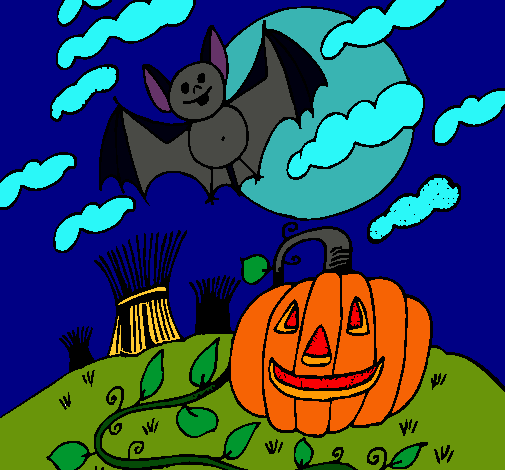 Paisaje de Halloween