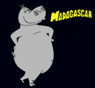 Dibujo Madagascar 2 Gloria pintado por gerardo