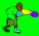Dibujo Boxeador pintado por uuno0