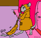 Dibujo La ratita presumida 1 pintado por lirayen
