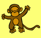 Dibujo Mono pintado por pacris