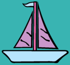 Dibujo Barco velero pintado por annika