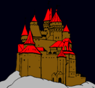 Dibujo Castillo medieval pintado por damiancastillo