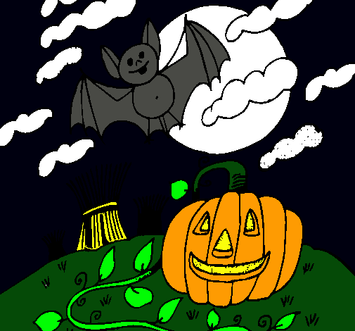 Paisaje de Halloween