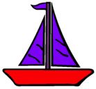 Dibujo Barco velero pintado por rodrigo