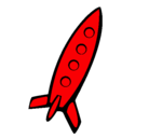 Dibujo Cohete II pintado por toni