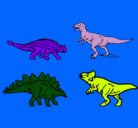 Dibujo Dinosaurios de tierra pintado por ALBERTO