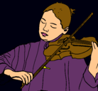 Dibujo Violinista pintado por franciscolima