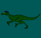 Dibujo Velociraptor pintado por ariadnadaniela