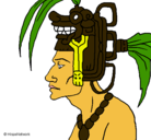 Dibujo Jefe de la tribu pintado por sheyla